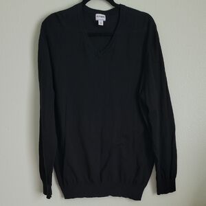 Old Navy Men's Charcoal V-Neck Sweater